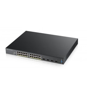 Zyxel XGS2210-28HP Gestionate L2 Gigabit Ethernet (10/100/1000) Negru 1U Power over Ethernet (PoE) Suport