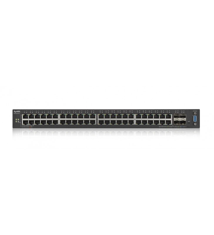 Zyxel XGS2210-52 Gestionate L2 Gigabit Ethernet (10/100/1000) Negru 1U