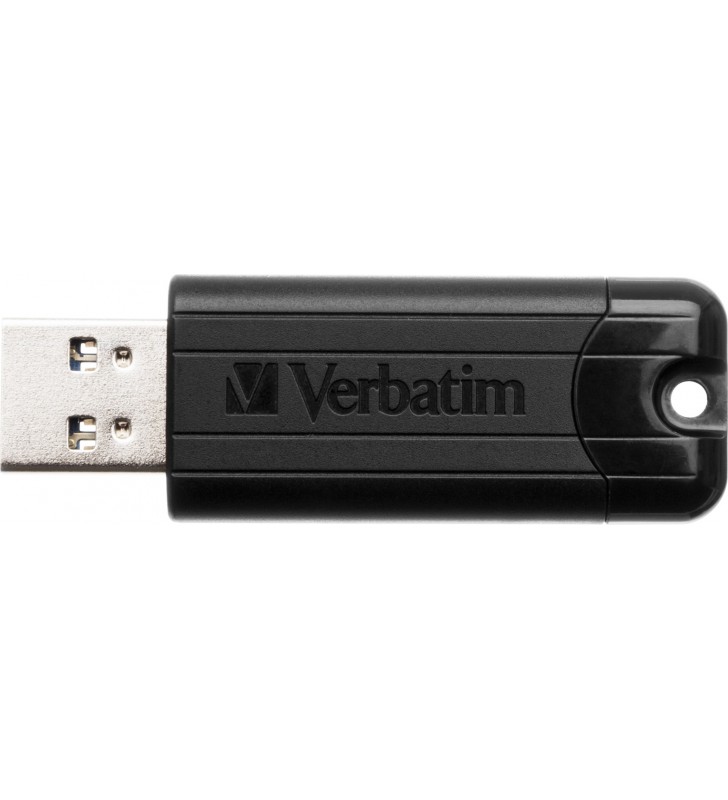 Verbatim PinStripe memorii flash USB 128 Giga Bites USB Tip-A 3.2 Gen 1 (3.1 Gen 1) Negru