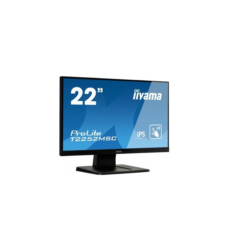 T2252MSC 54.6CM 21.5IN IPS/10PT TOUCH EDGE TO EDGE GLASS IN