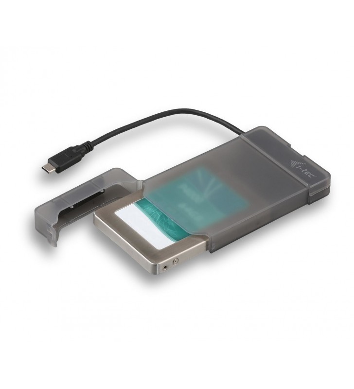 i-tec C31MYSAFEU313 carcasă disc memorie 2.5" Cutie protecție HDD/SSD Negru
