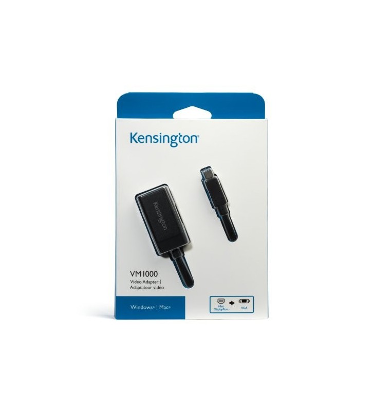 Kensington VM1000 Mini DisplayPort VGA (D-Sub) Negru