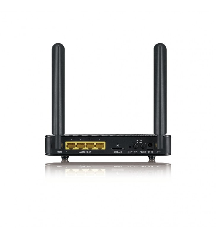 Zyxel LTE3301-M209 router wireless Bandă unică (2.4 GHz) Fast Ethernet 3G 4G Negru