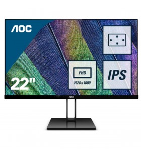 AOC Value-line 22V2Q monitoare LCD 54,6 cm (21.5") 1920 x 1080 Pixel Full HD LED Negru