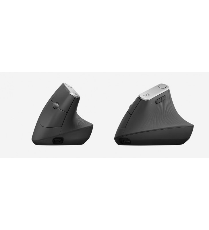 Logitech MX Vertical Advanced Ergonimic mouse-uri RF Wireless + Bluetooth Optice 4000 DPI Mâna dreaptă