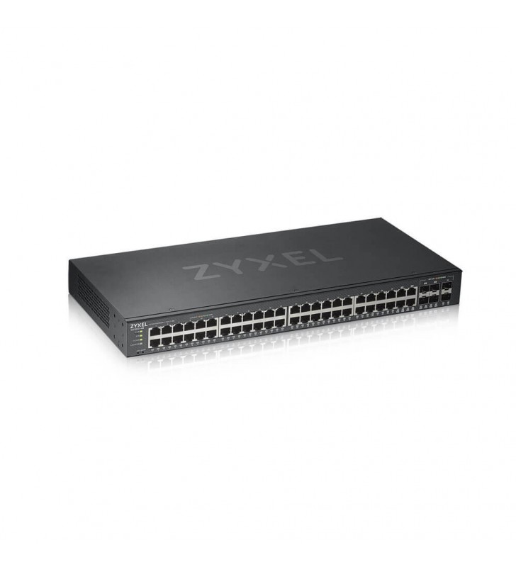 Zyxel GS1920-48V2 Gestionate Gigabit Ethernet (10/100/1000) Negru
