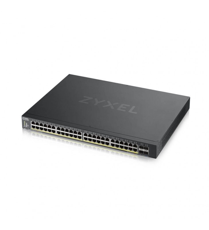 Zyxel XGS1930-52HP Gestionate L3 Gigabit Ethernet (10/100/1000) Negru Power over Ethernet (PoE) Suport