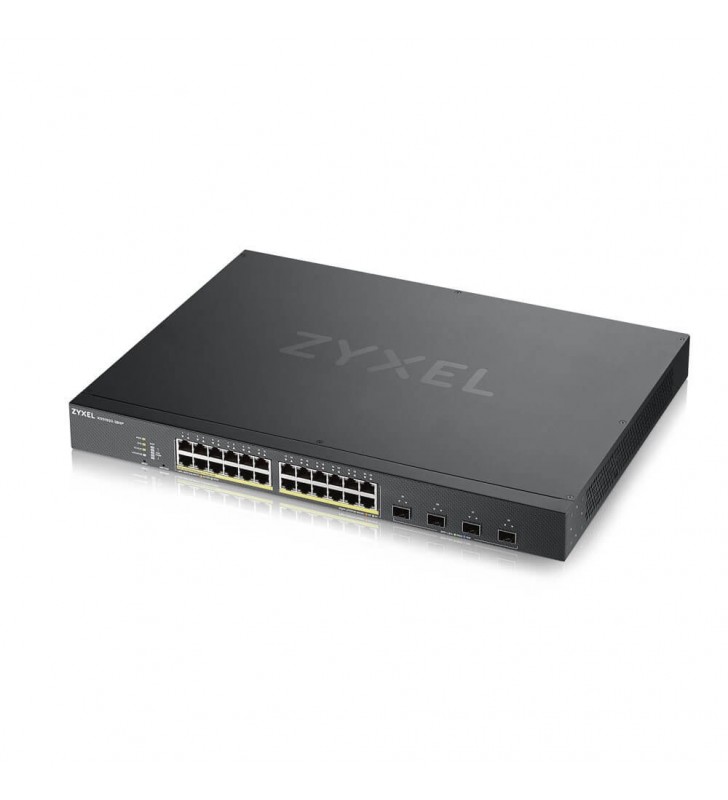 Zyxel XGS1930-28HP Gestionate L3 Gigabit Ethernet (10/100/1000) Negru Power over Ethernet (PoE) Suport