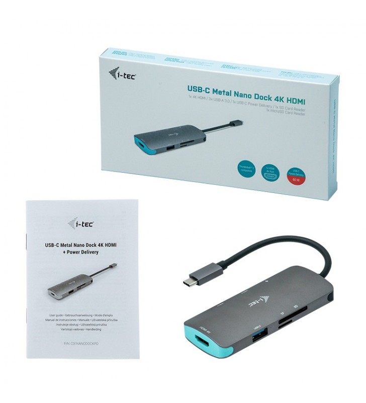 I-TEC USB-C NANODOCK 4K HDMI PD/.