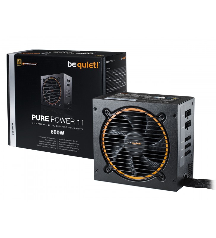 be quiet! Pure Power 11 600W CM unități de alimentare cu curent 20+4 pin ATX ATX Negru