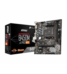 MSI B450M-A PRO MAX plăci de bază Mufă AM4 micro-ATX AMD B450