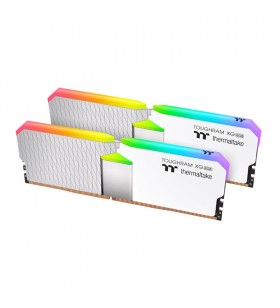 Thermaltake TOUGHRAM XG RGB White DDR4 4000MHz 64GB C19 (32GB x 2) 16.8 Million Color RGB Alexa/Razer Chroma/5V Motherboard Syncable RGB Memory RG06R432GX2-4000C19B