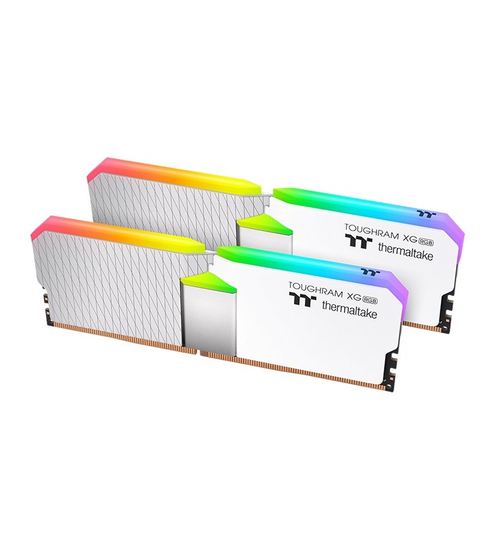 Thermaltake TOUGHRAM XG RGB White DDR4 4000MHz 64GB C19 (32GB x 2) 16.8 Million Color RGB Alexa/Razer Chroma/5V Motherboard Syncable RGB Memory RG06R432GX2-4000C19B