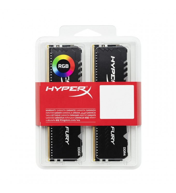 HyperX FURY HX434C16FB3AK2/16 module de memorie 16 Giga Bites DDR4 3466 MHz