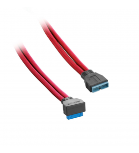 Cablemod CM-CAB-RIU3-N50KR-R USB cable 0.5 m USB 3.2 Gen 1 (3.1 Gen 1) Red
