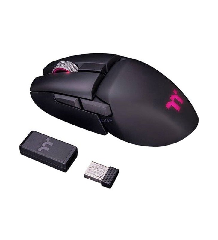 Mouse pentru jocuri Thermaltake ARGENT M5 wireless RGB (negru)