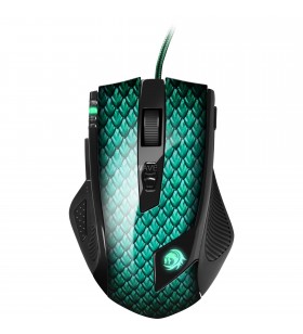 Sharkoon  Drakonia Gaming Mouse, mouse de gaming (verde/negru)