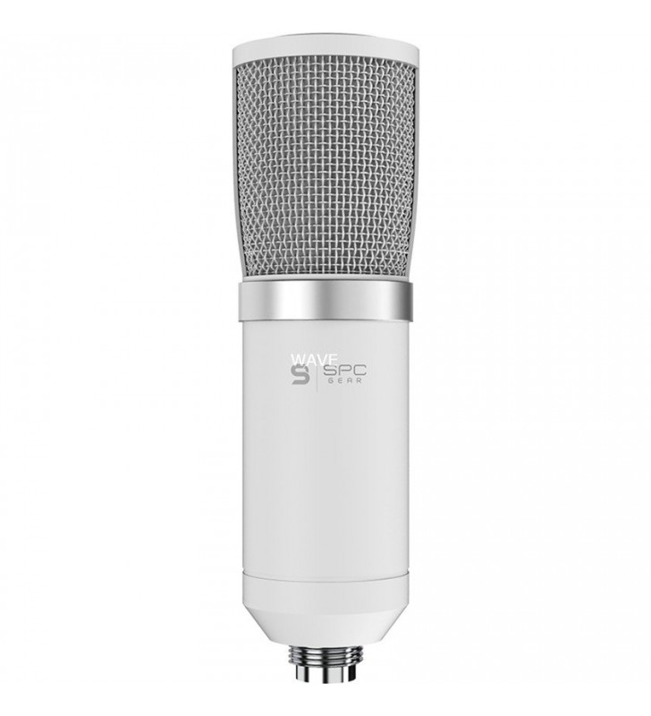 SPC Gear  SM950 Onyx White, microfon (alb, USB)