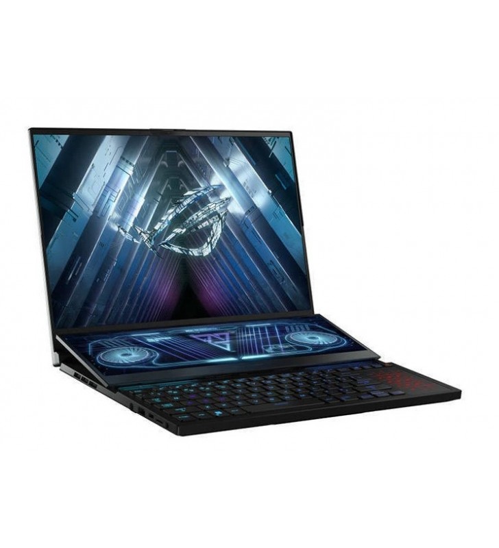 Laptop Gaming ASUS ROG Zephyrus Duo 16 GX650RW-LS103W, AMD Ryzen 9 6900HX pana la 4.9GHz, 16" WQXGA, 32GB, SSD 1TB, NVIDIA GeForce RTX 3070 Ti 8GB, Windows 11 Home, negru