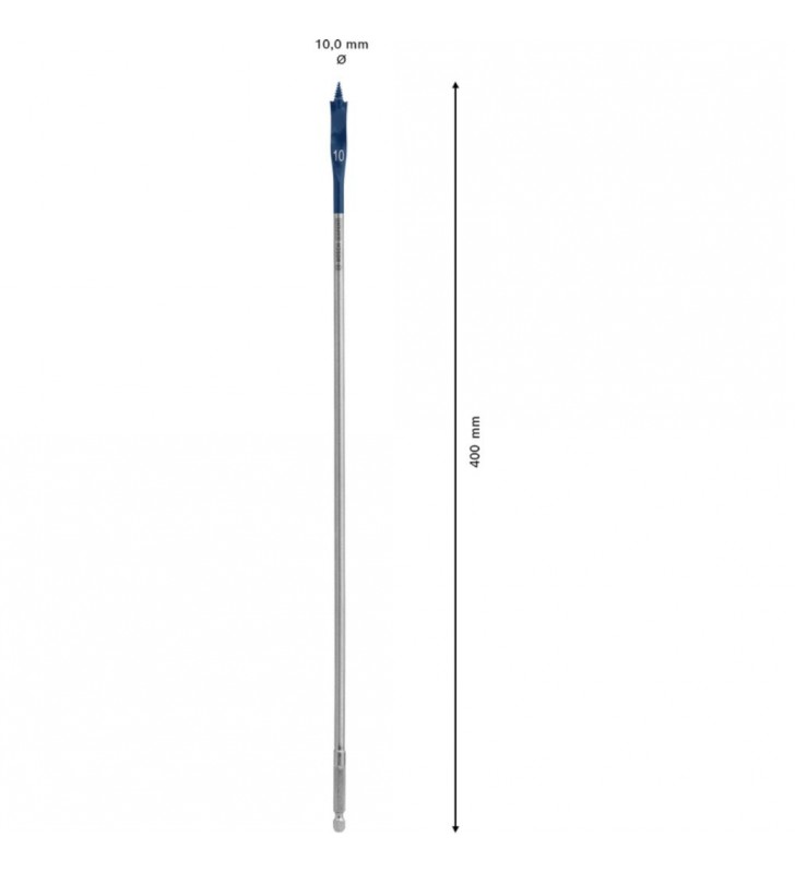 Burghiu de frezat plat Bosch  Expert SelfCut Speed, Ø 10mm (lungime 400 mm)