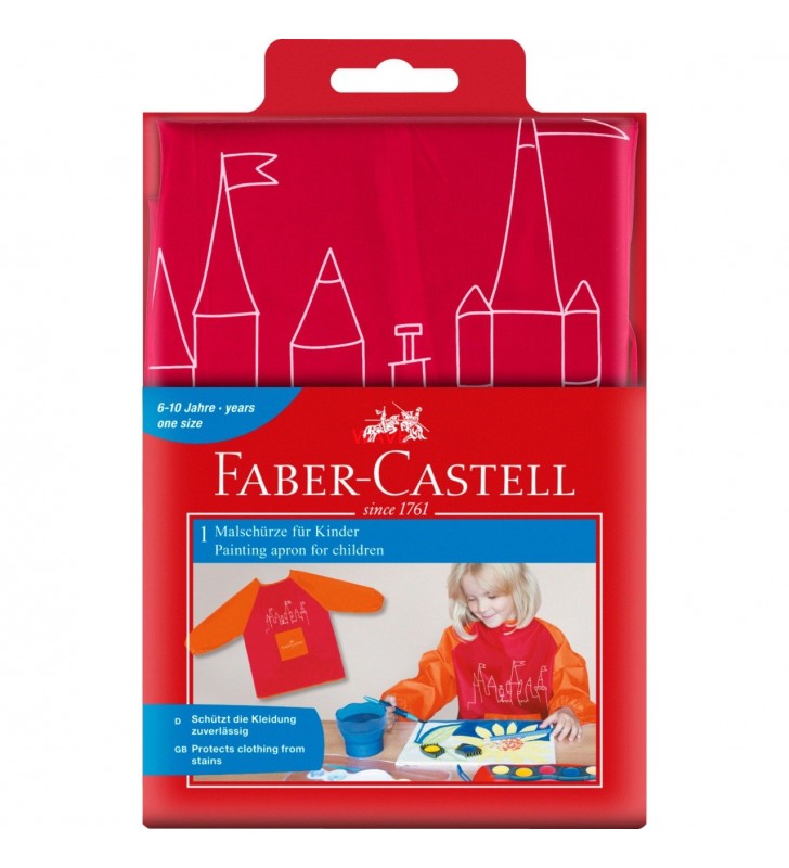 Șorț pentru pictură Faber-Castell pentru copii