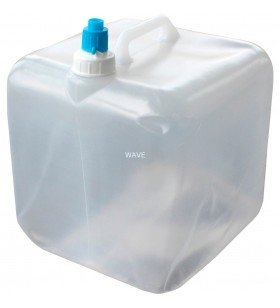 Canistra de apă pliabilă Campingaz  , 15 L, recipient pentru apă (transparent, cu capac filetat)
