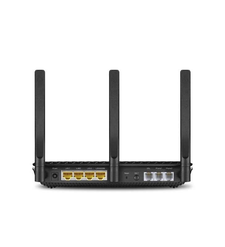 TP-Link Archer VR2100v router wireless Gigabit Ethernet Bandă dublă (2.4 GHz/ 5 GHz) 3G 5G 4G Negru