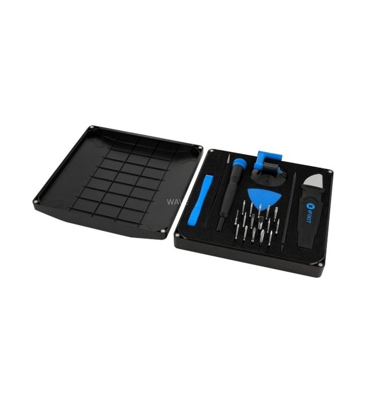 iFixit  Essential Electronics Toolkit v2.2, set de instrumente (negru/albastru, 23 buc)