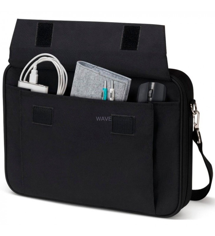 DICOTA  Multi Wireless Mouse Kit, geanta pentru notebook (negru, până la 39,6 cm (15,6"), inclusiv mouse fără fir)