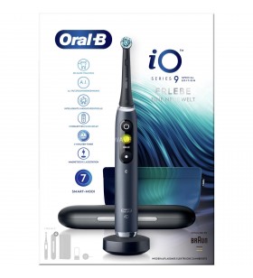Braun  Oral-B iO Series 9 Special Edition, periuta de dinti electrica (onix negru, negru)