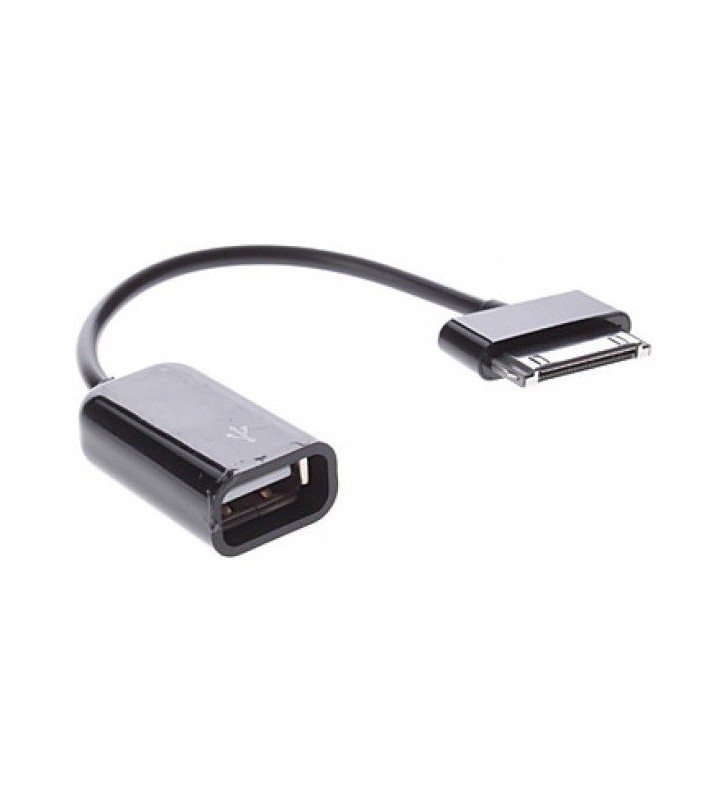 Techly I-SAM-EXT20 cabluri pentru telefoanele mobile Negru USB A Samsung 30-pin 0,2 m
