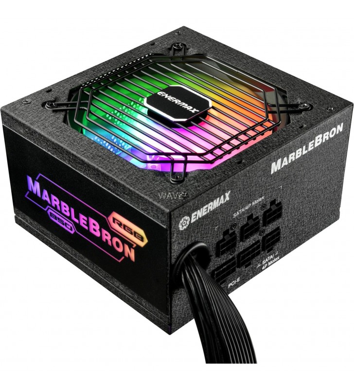 Enermax  Marblebron RGB 850W, sursa PC (negru, 4x PCIe, 850 wați)