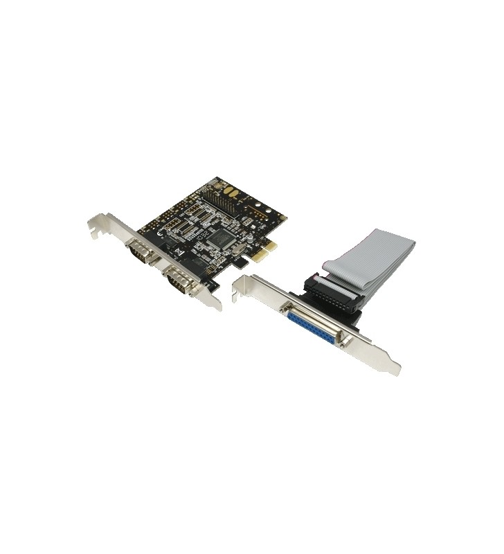CARD adaptor LOGILINK, PCI-Express la 2 x SERIAL DB9M.+ 1 x PARALEL, "PC0033"