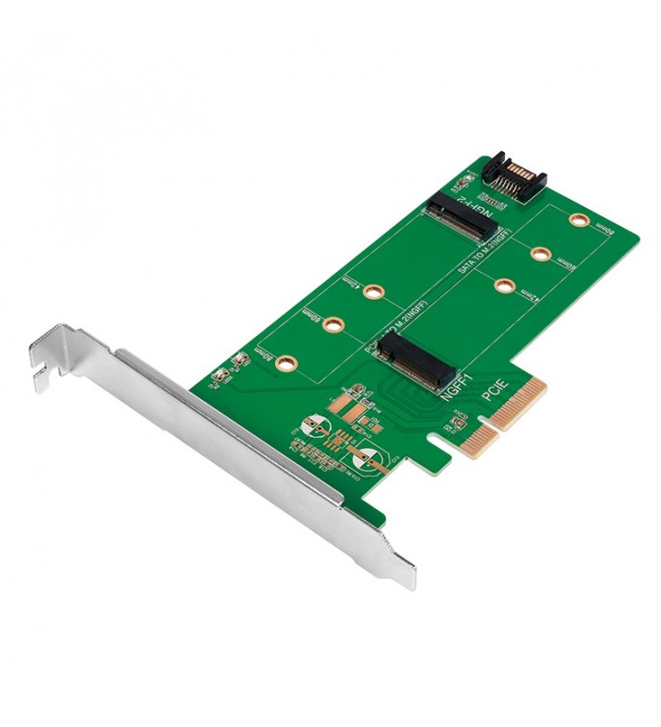 CARD adaptor LOGILINK, PCI-Express la M.2 SSD SATA/PCIe, "PC0083"