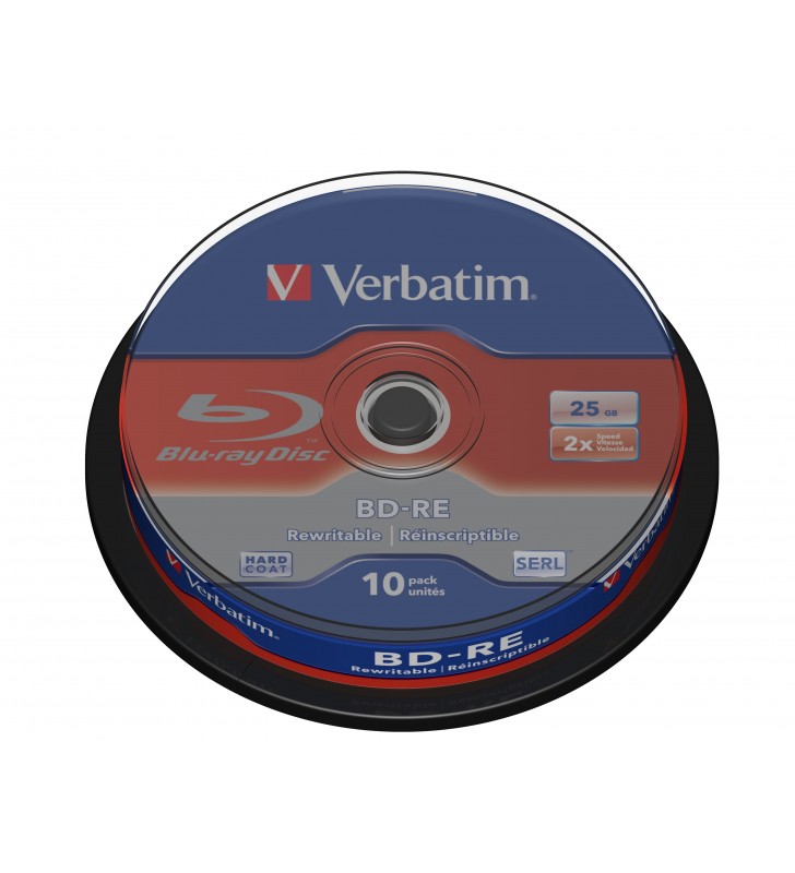 Verbatim BD-RE SL 25GB 2x 10 Pack Spindle 25 Giga Bites 10 buc.