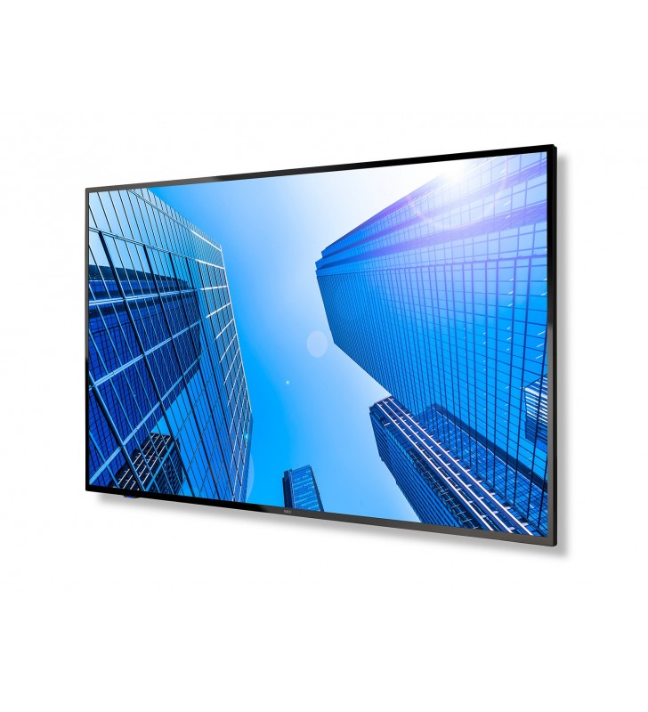 NEC MultiSync E507Q 125,7 cm (49.5") LED 4K Ultra HD Panou informare digital de perete Negru