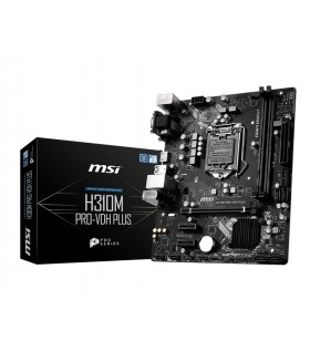 MSI H310M PRO-VDH PLUS plăci de bază LGA 1150 (Mufă H4) micro-ATX Intel® H310