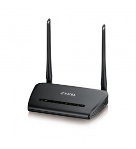Zyxel NBG6515 router wireless Bandă dublă (2.4 GHz/ 5 GHz) Gigabit Ethernet Negru