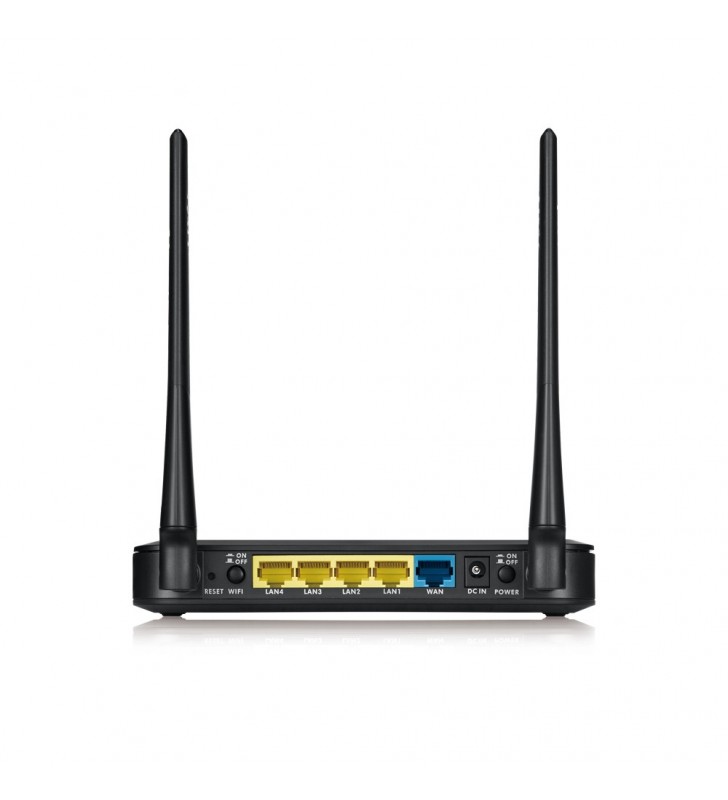 Zyxel NBG6515 router wireless Bandă dublă (2.4 GHz  5 GHz) Gigabit Ethernet Negru