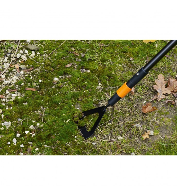 Fiskars  QuikFit Weeder (Sapa olandeză), cultivator (negru/portocaliu, 12,5 cm)