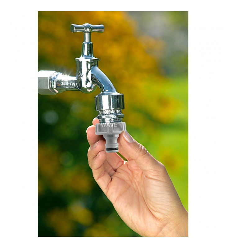 Conector de robinet GARDENA 33,3 mm (G 1"), piesa de robinet (Gri)