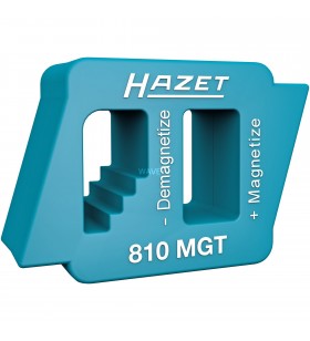 Instrument de magnetizare/demagnetizare Hazet  810MGT, dispozitiv de magnetizare (albastru, pentru șurubelniță)