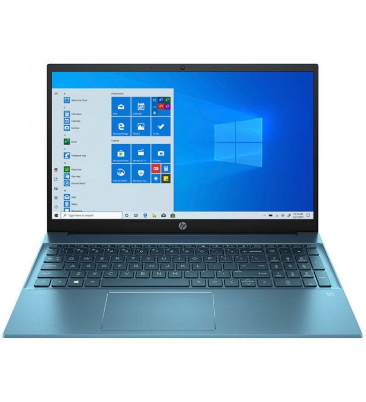 Laptop HP 15.6'' Pavilion 15-eg1019nq, FHD IPS, Procesor Intel® Core™ i5-1155G7 (8M Cache, up to 4.50 GHz), 16GB DDR4, 512GB SSD, Intel Iris Xe, Win 11 Home, Forest Teal