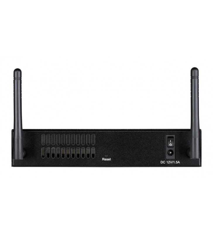 D-Link DSR-250N router wireless Bandă unică (2.4 GHz) Gigabit Ethernet Negru