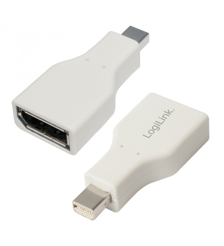 ADAPTOR video LOGILINK, Mini-DisplayPort (T) la DisplayPort (M), conectori auriti, rezolutie maxima Full HD (1920 x 1080) la 60 