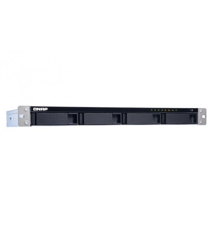 QNAP TS-431XeU Alpine AL-314 Ethernet LAN Cabinet metalic (1U) Negru, Din oţel inoxidabil NAS