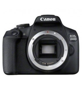 Canon EOS 2000D + EF-S 18-55mm f/3.5-5.6 III Trusă cameră SLR 24,1 MP CMOS 6000 x 4000 Pixel Negru