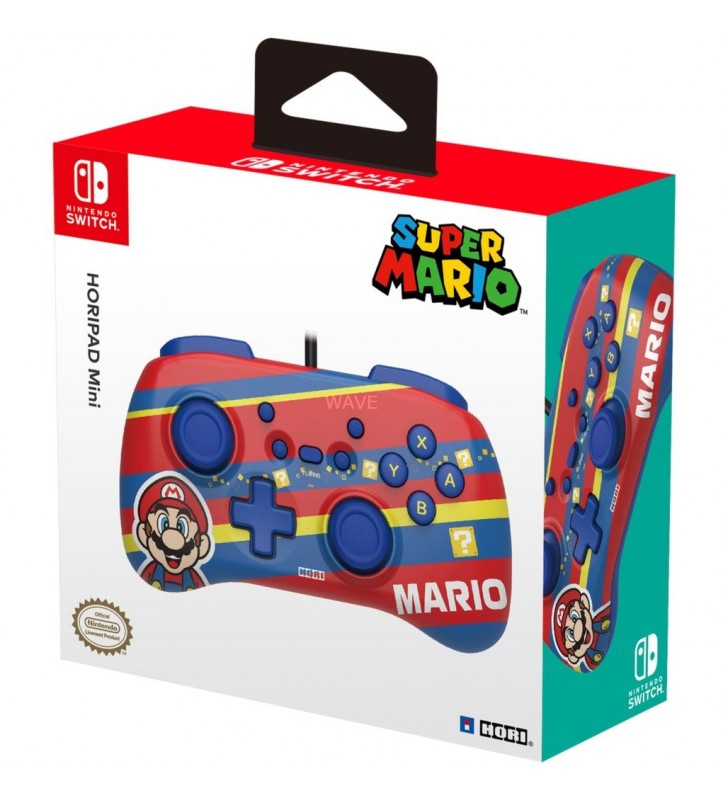 HORI  Horipad Mini (Mario), Gamepad (albastru rosu)