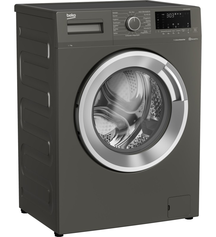 Beko WML71463PTEMG1 mașini de spălat Încărcare frontală 7 kilograme 1400 RPM D Gri