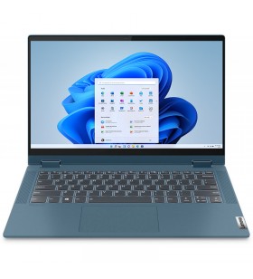 Ultrabook Lenovo 14'' IdeaPad Flex 5 14ALC05, FHD IPS Touch, Procesor AMD Ryzen™ 5 5500U (8M Cache, up to 4.0 GHz), 8GB DDR4, 512GB SSD, Radeon, Win 11 Home, Abyss Blue